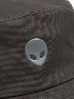 Cropp Czapki*Kapelusz bucket hat z motywem UFO szary