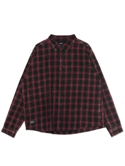 Cropp Koszule*Koszula oversize w kratę czarny