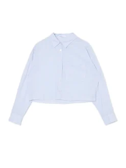 Cropp Koszule, Bluzki*Koszula w niebieskie paski błękitny