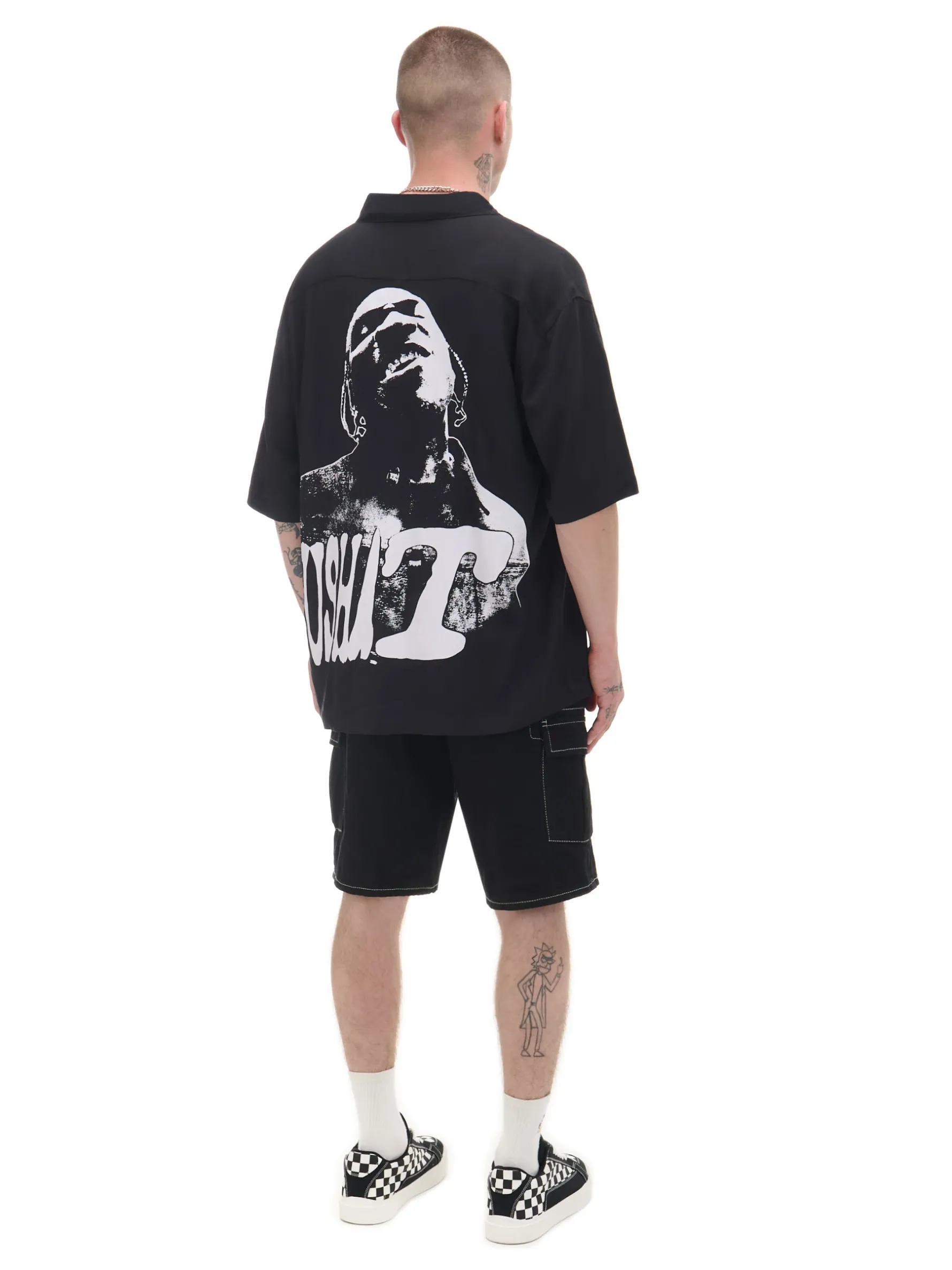 Cropp Koszule*Koszula z nadrukiem Pusha T. czarny