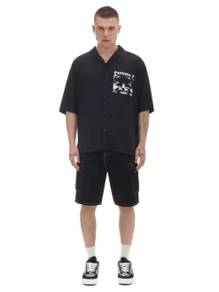 Cropp Koszule*Koszula z nadrukiem Pusha T. czarny