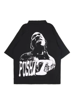 Cropp Koszule*Koszula z nadrukiem Pusha T. czarny