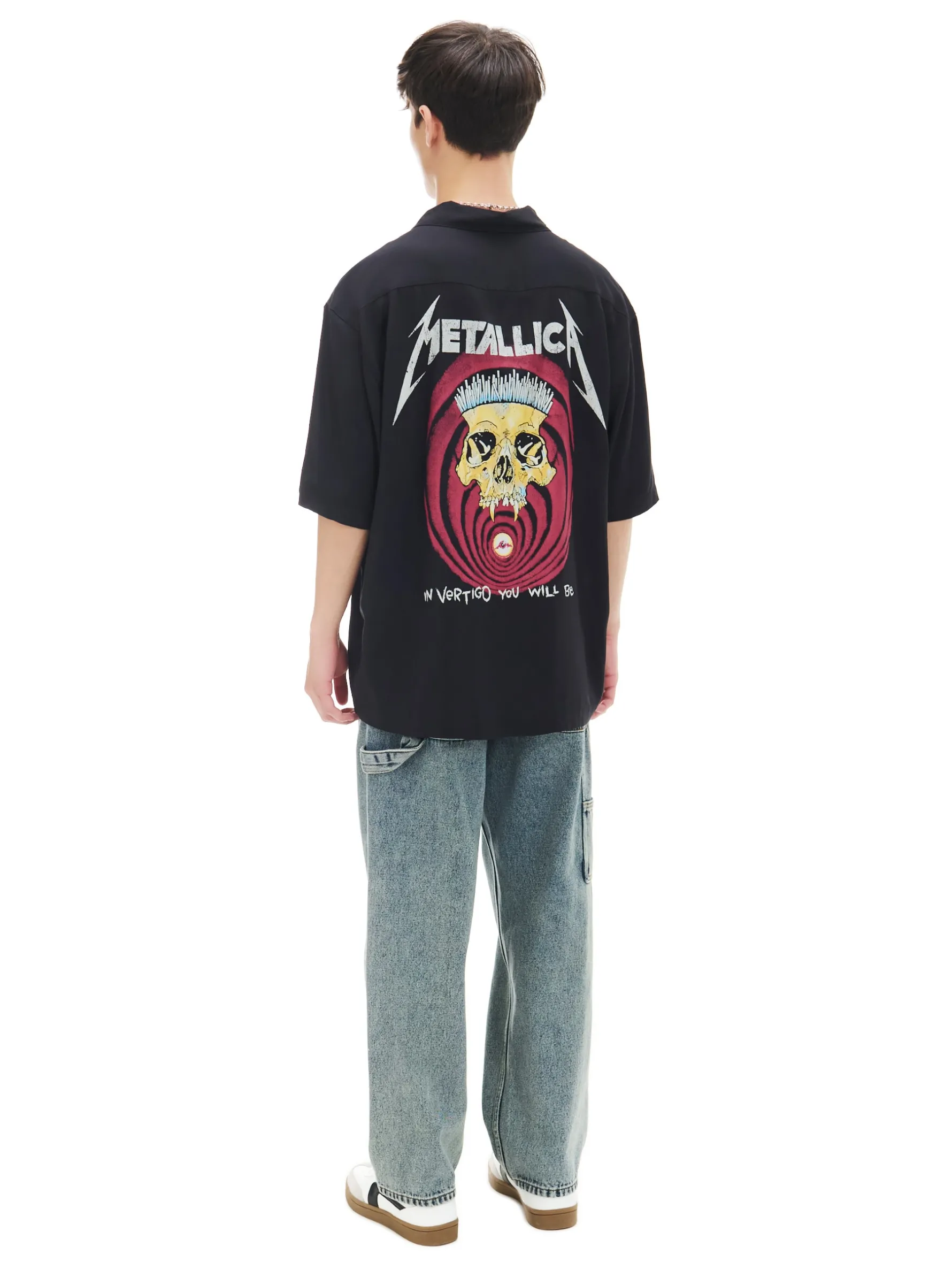 Cropp Koszule*Koszula z printem Metallica czarny