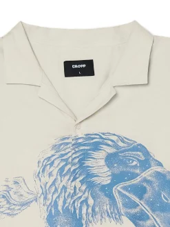 Cropp Koszule*Koszula z wiskozy ze zwierzęcym motywem kremowy