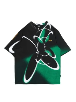 Cropp Koszulki*Koszulka comfort z nadrukiem all over zielony