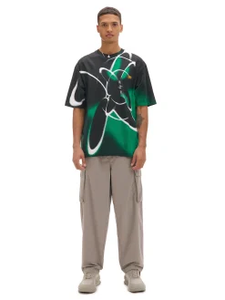 Cropp Koszulki*Koszulka comfort z nadrukiem all over zielony