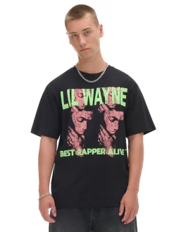 Cropp Koszulki*Koszulka Lil Wayne czarny