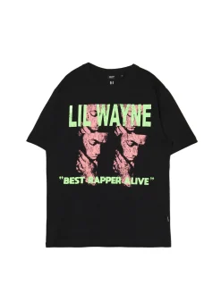 Cropp Koszulki*Koszulka Lil Wayne czarny