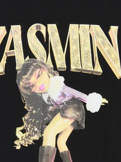 Cropp Koszulki, Topy*Koszulka oversize z nadrukiem Bratz czarny