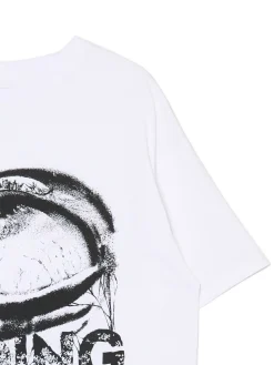 Cropp Unisex|Unisex*Koszulka z kontrastowym nadrukiem UNISEX biały