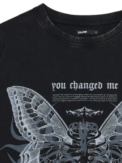 Cropp Unisex|Unisex*Koszulka z motylem UNISEX szary