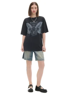 Cropp Unisex|Unisex*Koszulka z motylem UNISEX szary