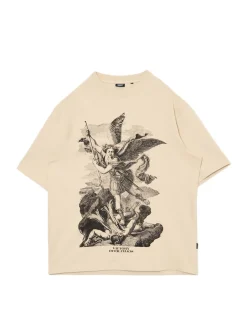 Cropp Koszulki*Koszulka z motywem malarskim beżowy