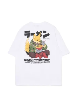 Cropp Koszulki*Koszulka z motywem ramen lover biały