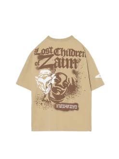 Cropp Koszulki*Koszulka z nadrukiem Arcane beżowy