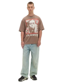 Cropp Koszulki*Koszulka z nadrukiem Lil Wayne beżowy