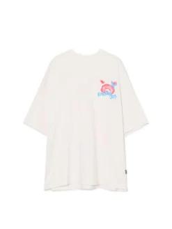 Cropp Koszulki*Koszulka z napisem graffiti kremowy