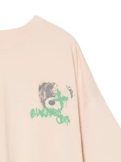 Cropp Koszulki*Koszulka z napisem w stylu graffiti kremowy