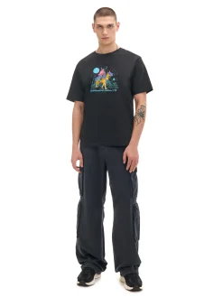 Cropp Koszulki*Koszulka z nowoczesnym nadrukiem czarny