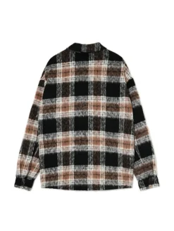 Cropp Koszule*Kraciasta koszula z miękkim wykończeniem czarny