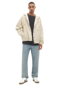 Cropp Kurtki, Płaszcze|Denim*Kremowa bawełniana katanka beżowy