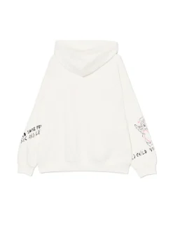 Cropp Unisex|Unisex*Kremowa bluza oversize z nadrukiem UNISEX kremowy