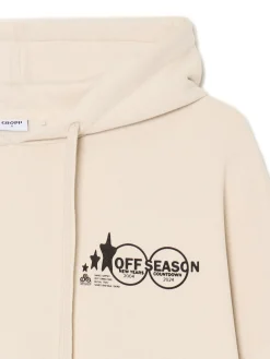 Cropp Bluzy*Kremowa bluza ze sloganem kremowy