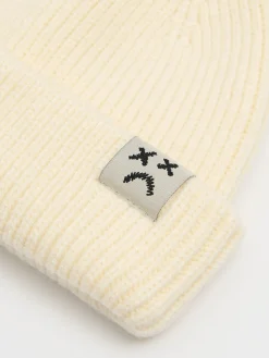 Cropp Czapki*Kremowa czapka dockerka kremowy