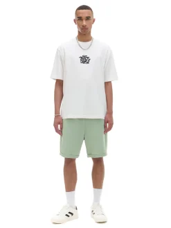 Cropp Koszulki*Kremowa koszulka z haftem kremowy