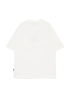 Cropp Koszulki*Kremowa koszulka z haftem kremowy