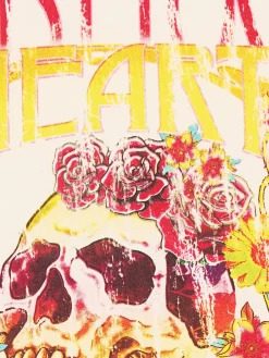 Cropp Unisex|Unisex*Kremowa koszulka z kolorowym nadrukiem UNISEX kremowy