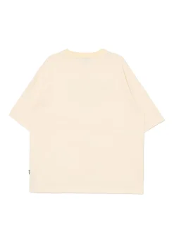 Cropp Koszulki*Kremowa koszulka z napisem kremowy
