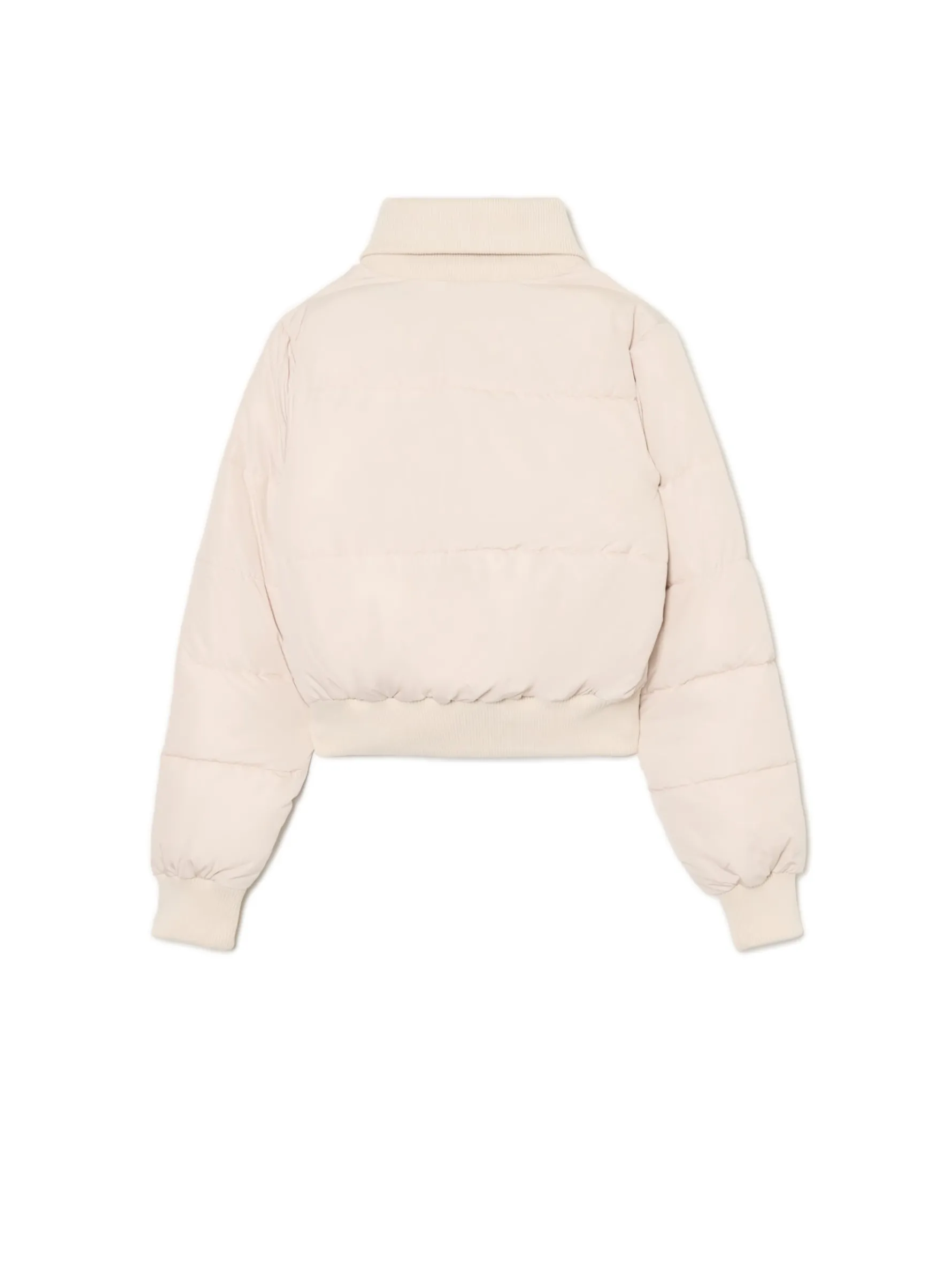 Cropp Kurtki, Płaszcze*Kremowa pikowana kurtka bomber kremowy