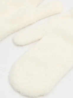 Cropp Rękawiczki*Kremowe rękawiczki jednopalczaste kremowy