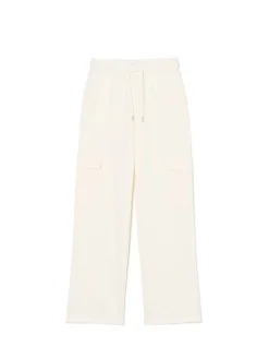 Cropp Spodnie*Kremowe spodnie dresowe kremowy