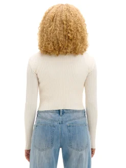 Cropp Swetry*kardigan z guzikami kremowy