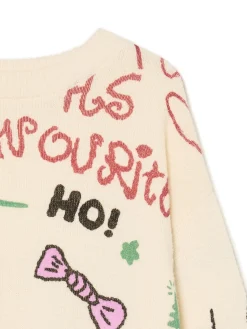 Cropp Ubrania Świąteczne|Swetry*świąteczny sweter kremowy