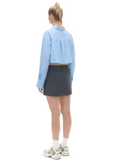 Cropp Koszule, Bluzki*Krótka koszula w paski niebieski