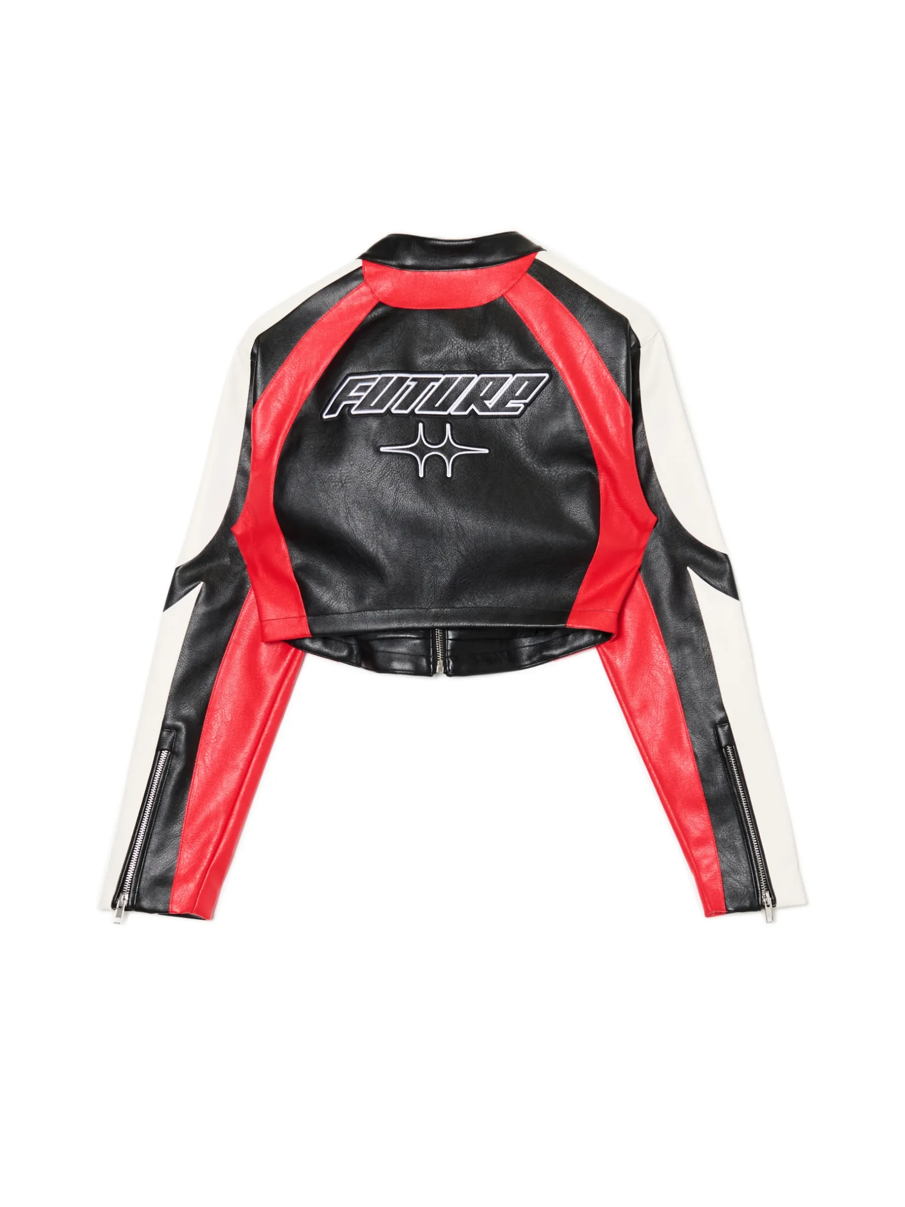 Cropp Kurtki, Płaszcze*Krótka kurtka w stylu racing czerwony