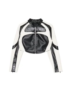 Cropp Kurtki, Płaszcze*Krótka kurtka w stylu racing czarny