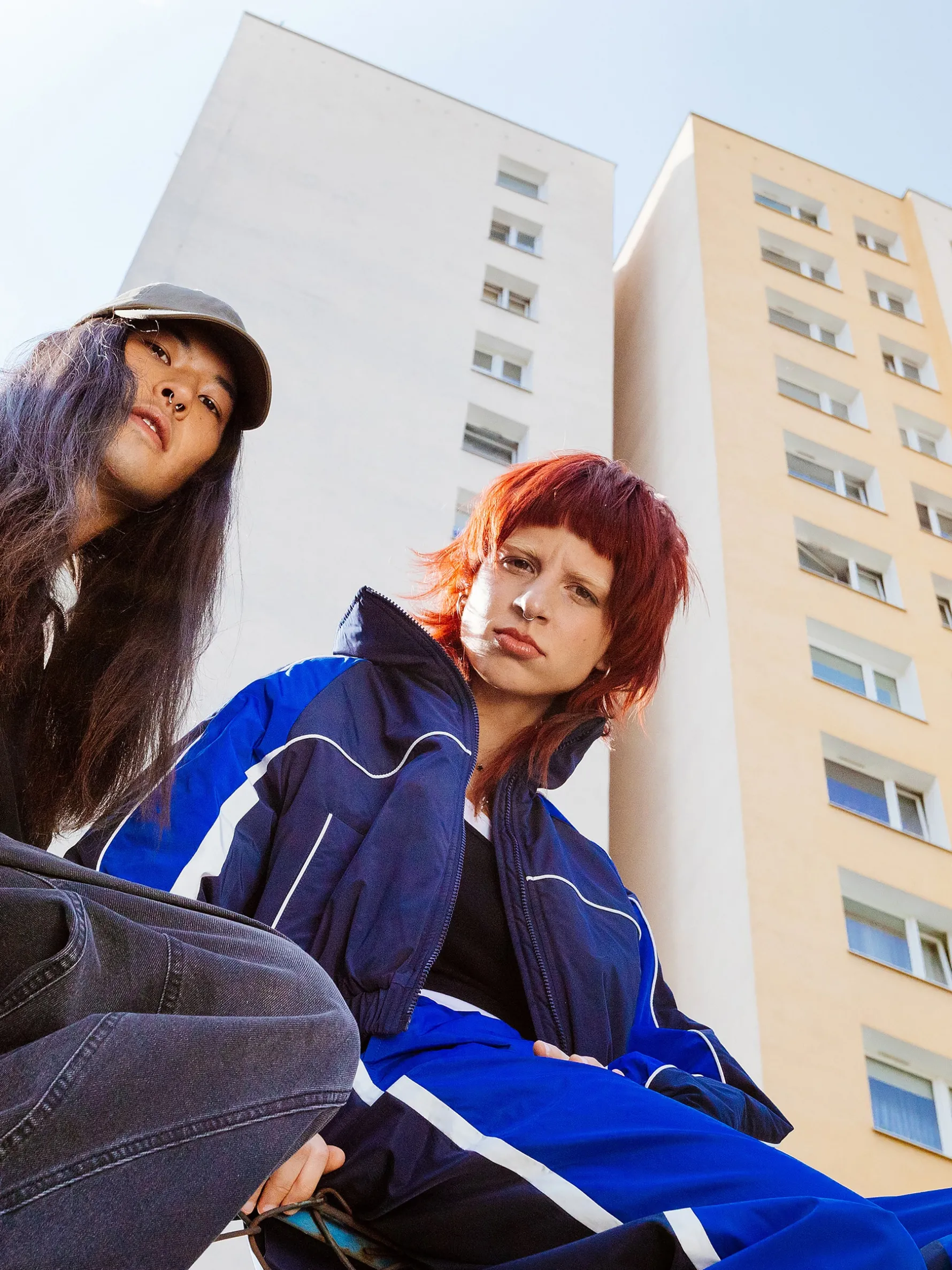 Cropp Sety*Krótka sportowa kurtka bomber granatowy