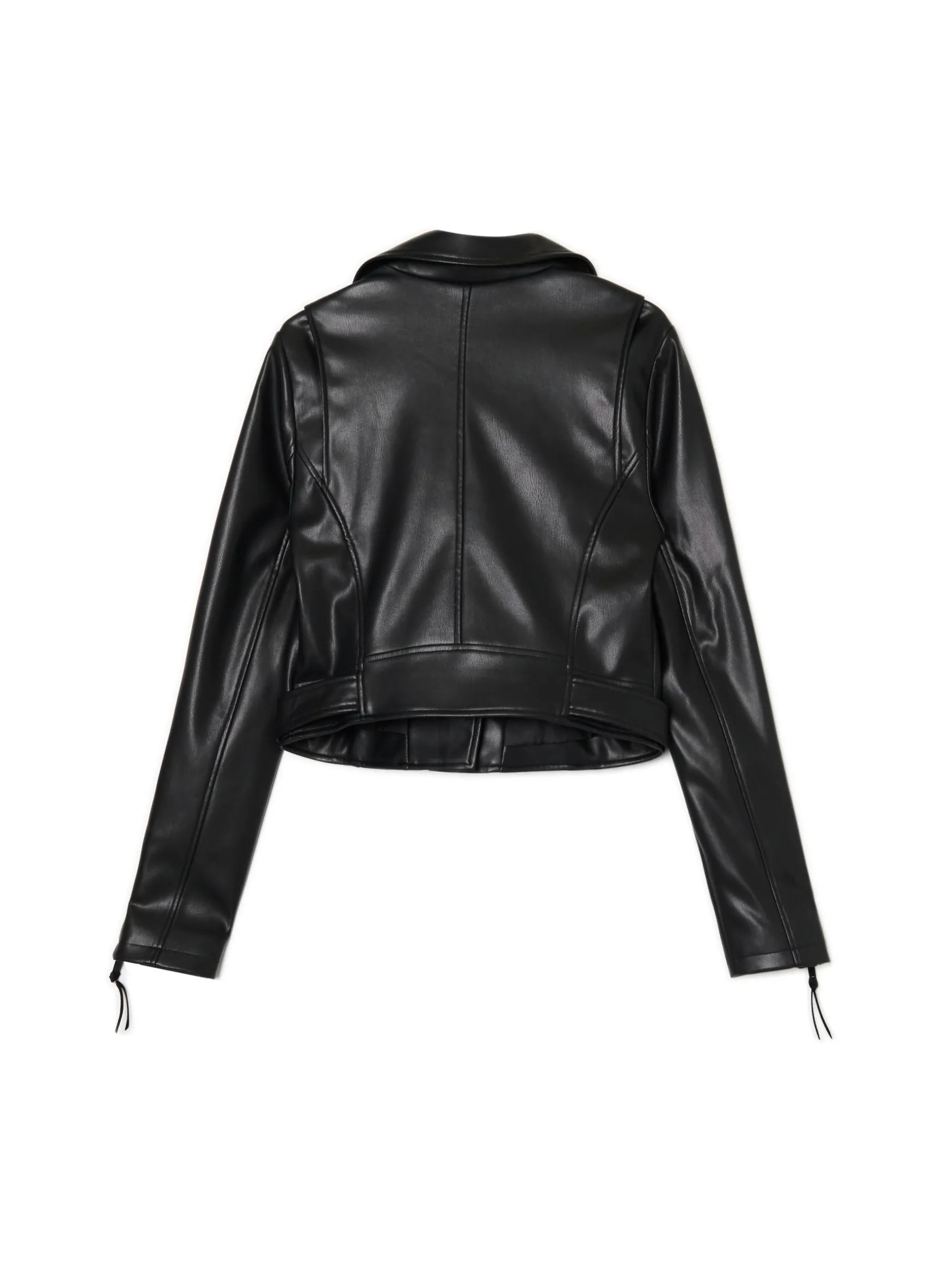 Cropp Kurtki, Płaszcze*Kurtka biker z imitacji skóry czarny