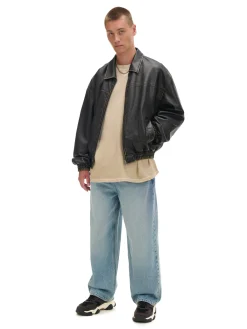 Cropp Kurtki, Płaszcze*Kurtka bomber w stylu vintage brązowy