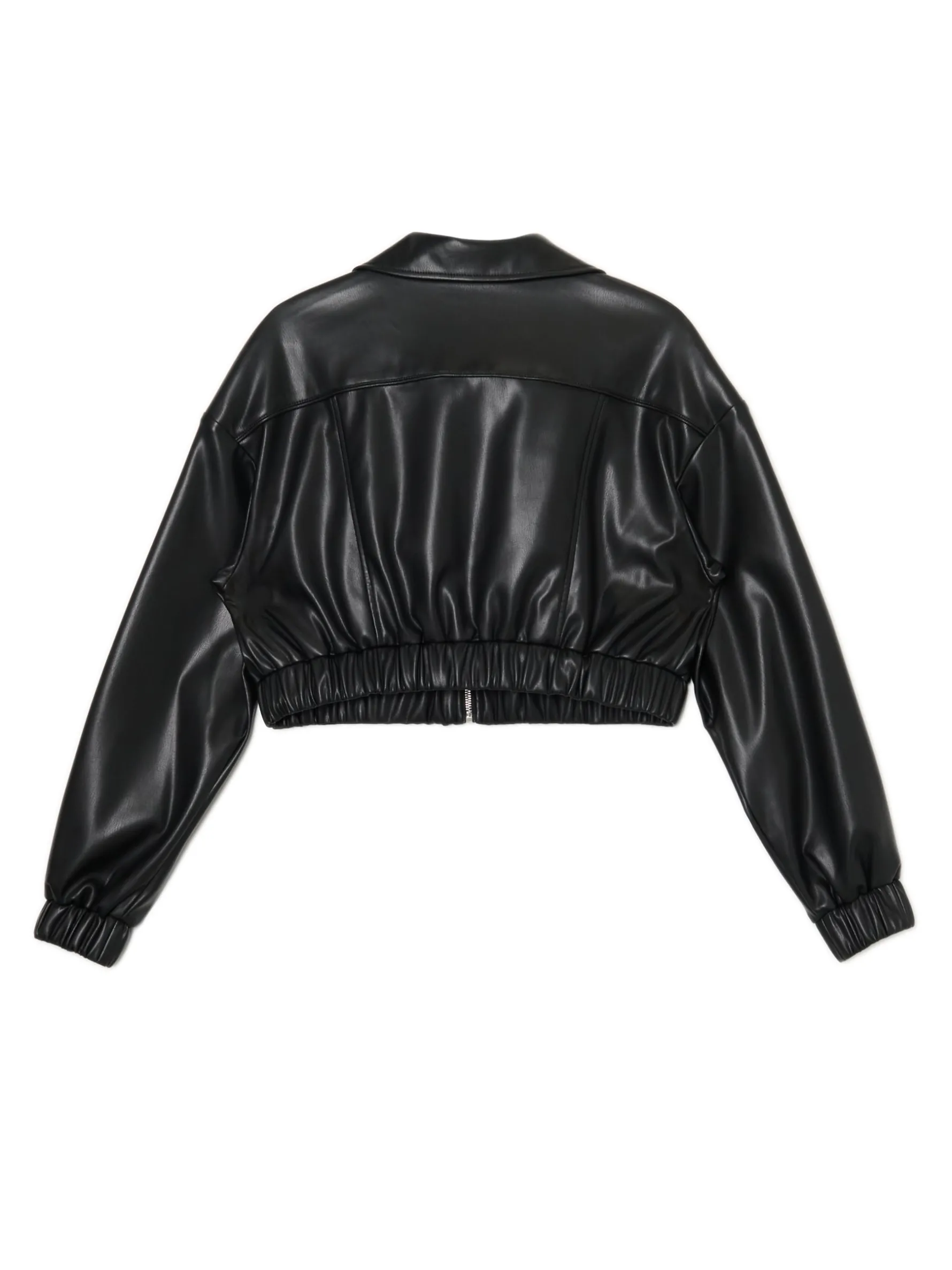 Cropp Kurtki, Płaszcze*Kurtka bomber z imitacji skóry czarny