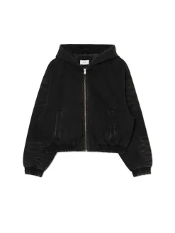 Cropp Kurtki, Płaszcze*Kurtka jeansowa z efektem sprania szary