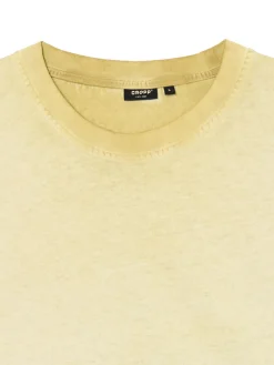 Cropp Koszulki*Luźna koszulka z efektem sprania zielony