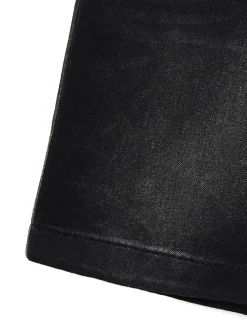 Cropp Jeansy*Luźne denimowe bermudy czarny