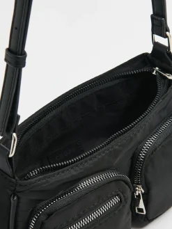 Cropp Torby, Plecaki*Mała czarna torebka crossbody czarny