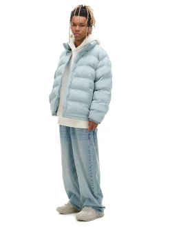 Cropp Kurtki Zimowe|Kurtki, Płaszcze*Miętowa kurtka pufferka zielony