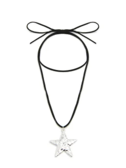 Cropp Biżuteria*Naszyjnik z zawieszką gwiazdy srebrny